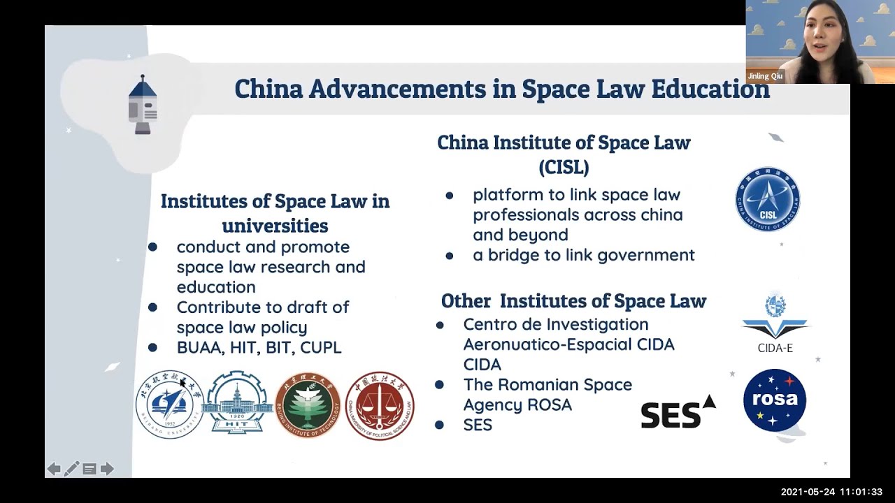 แนะนำการเรียนต่อจีนด้านกฎหมายอวกาศ Space law | Way Forward 2021 “เรียนต่อจีนด้านอวกาศ”