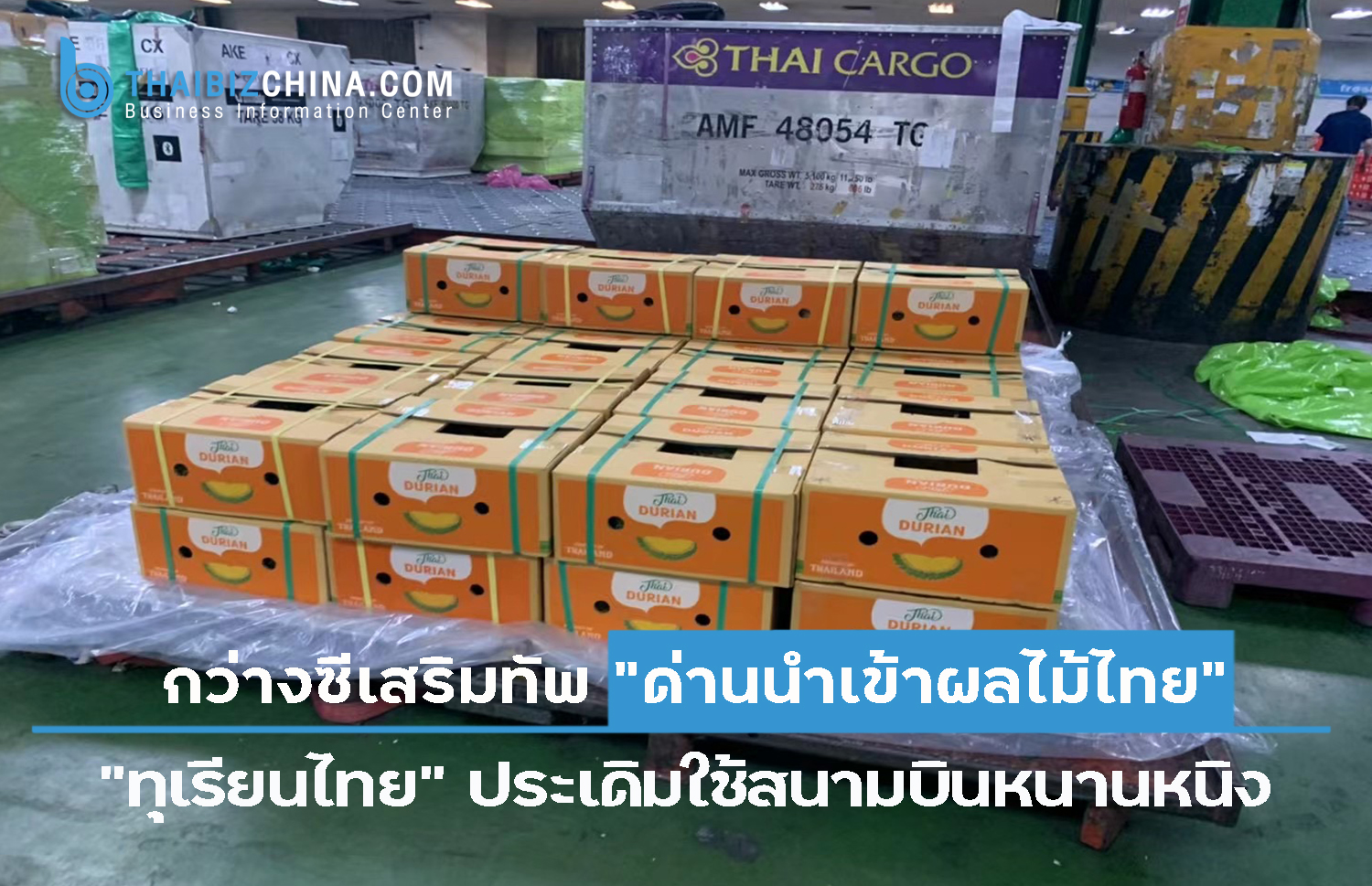 กว่างซีเสริมทัพ “ด่านนำเข้าผลไม้ไทย” “ทุเรียนไทย” ประเดิมใช้สนามบินหนานหนิง – ศูนย์บริการข้อมูลธุรกิจไทยในจีน (Thailand Business Information Center in China)